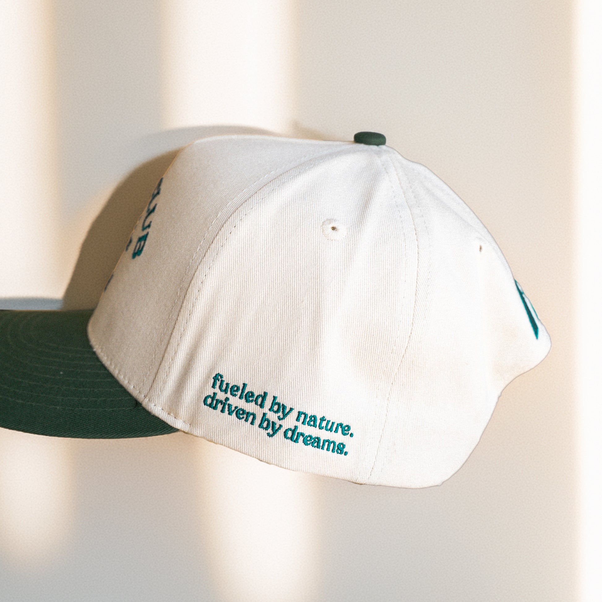 REVES Club Cap - Forest Green & Off-White