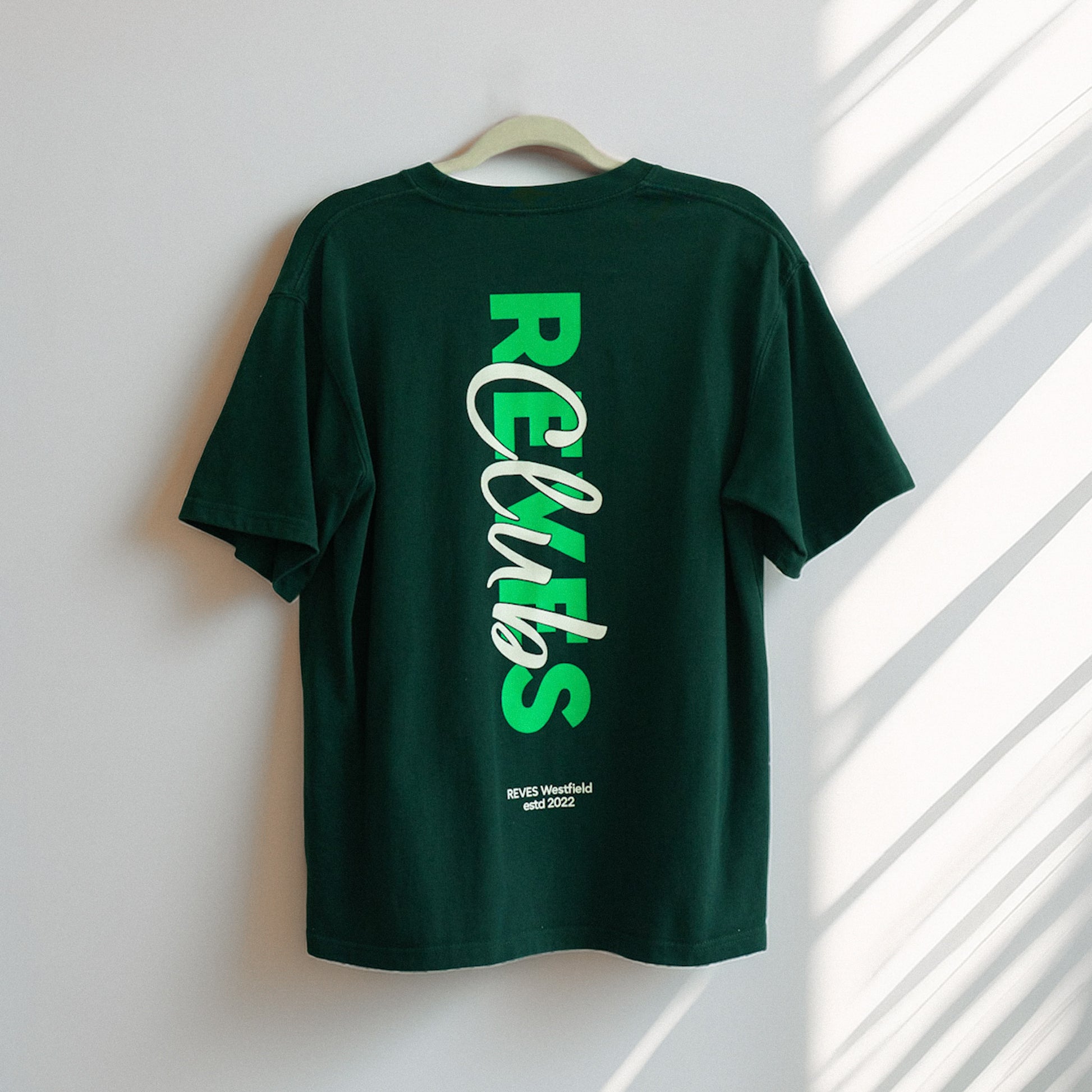 Oversized REVES Club T-Shirt - Forest Green