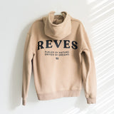 Oversized Statement Hoodie - Coastal Beige
