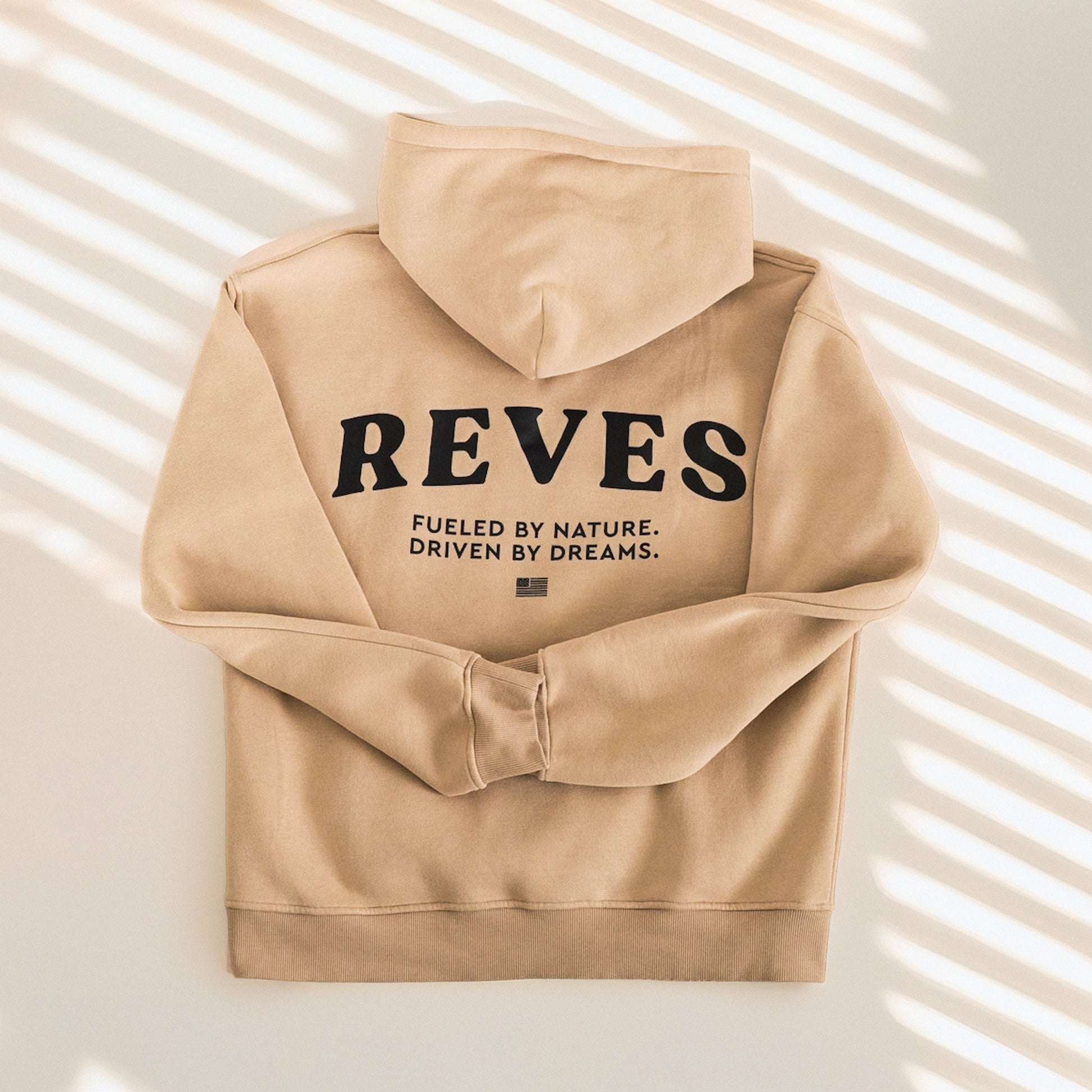 Oversized Statement Hoodie - Coastal Beige
