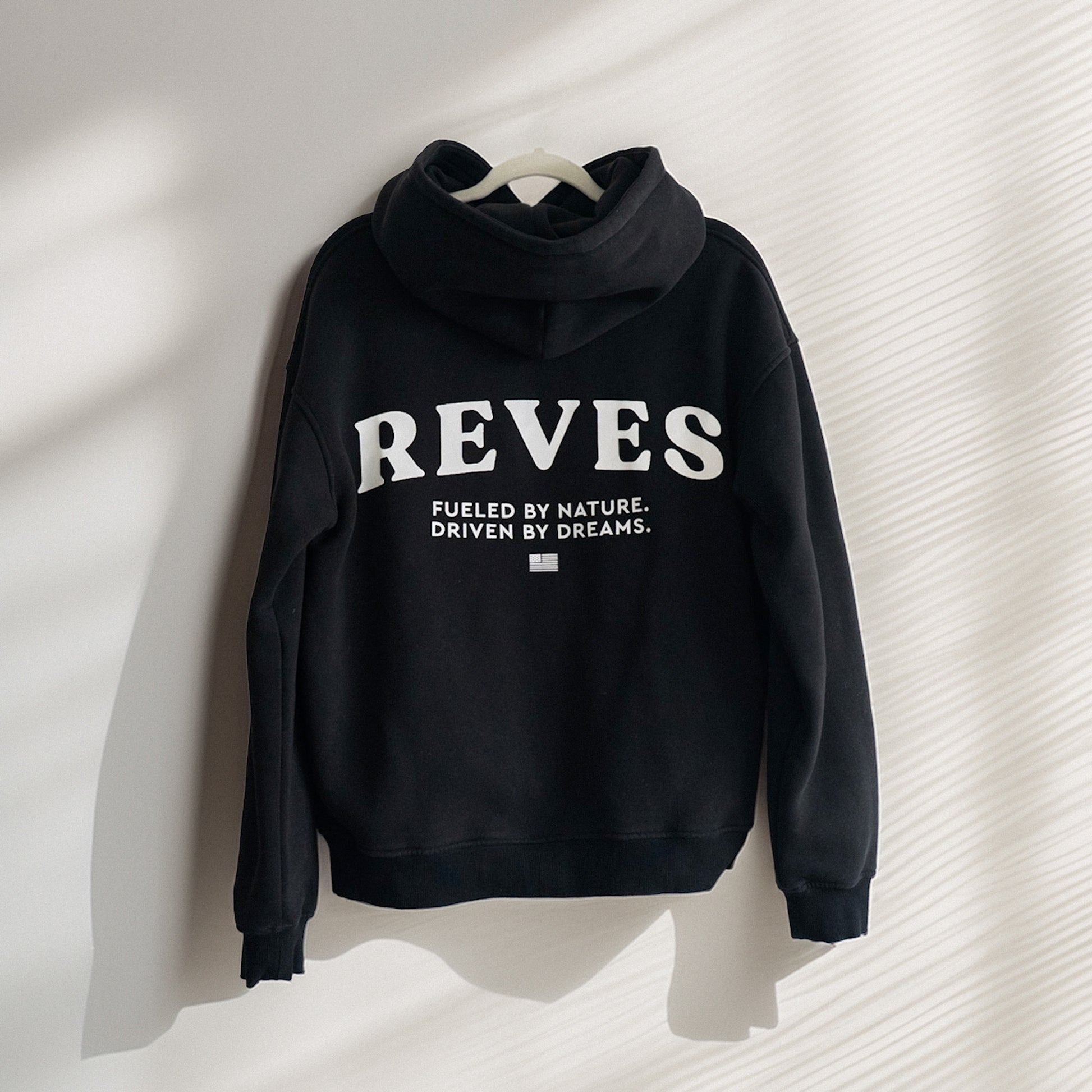 Oversized Statement Hoodie - Midnight Black