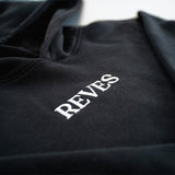 Oversized Statement Hoodie - Midnight Black