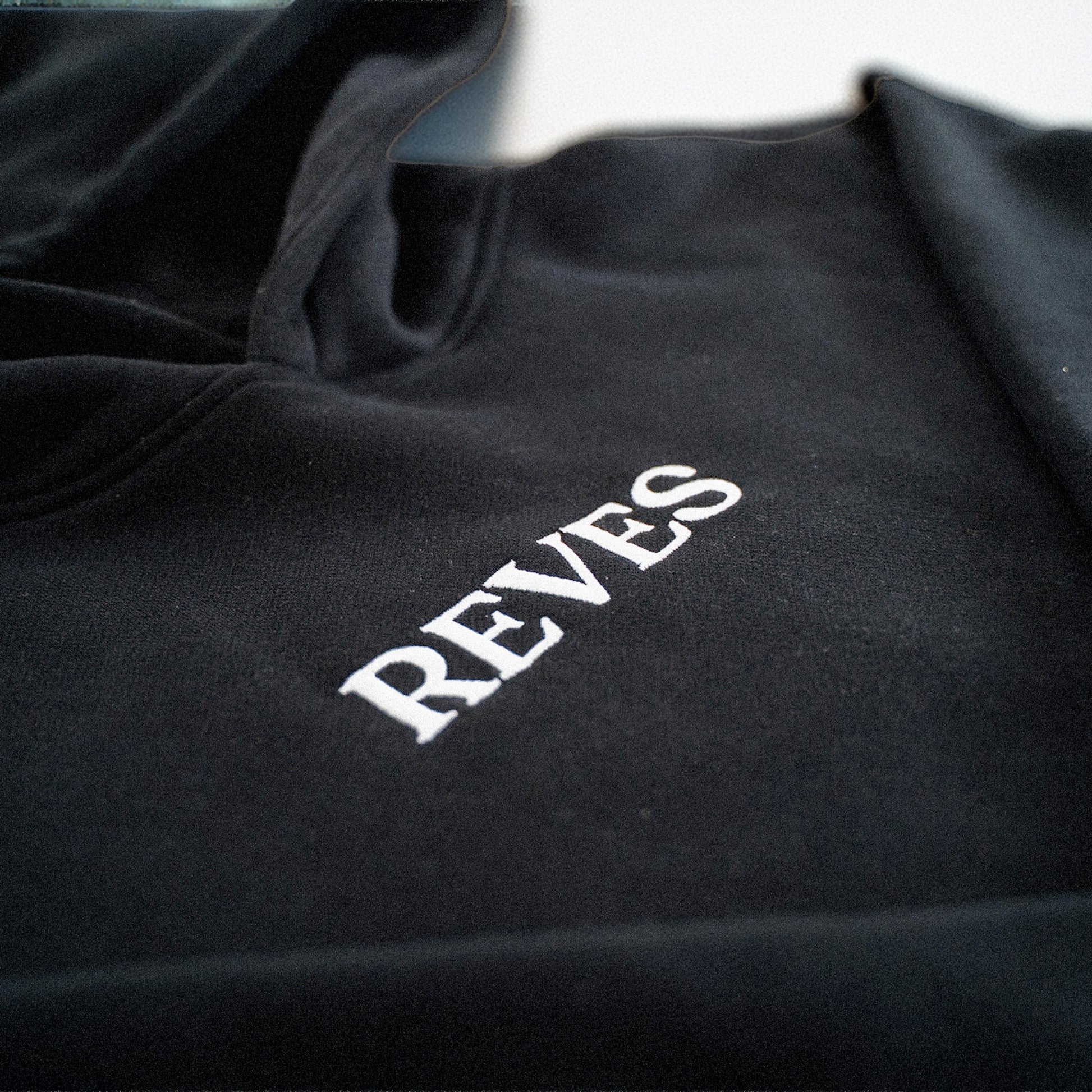 Oversized Statement Hoodie - Midnight Black