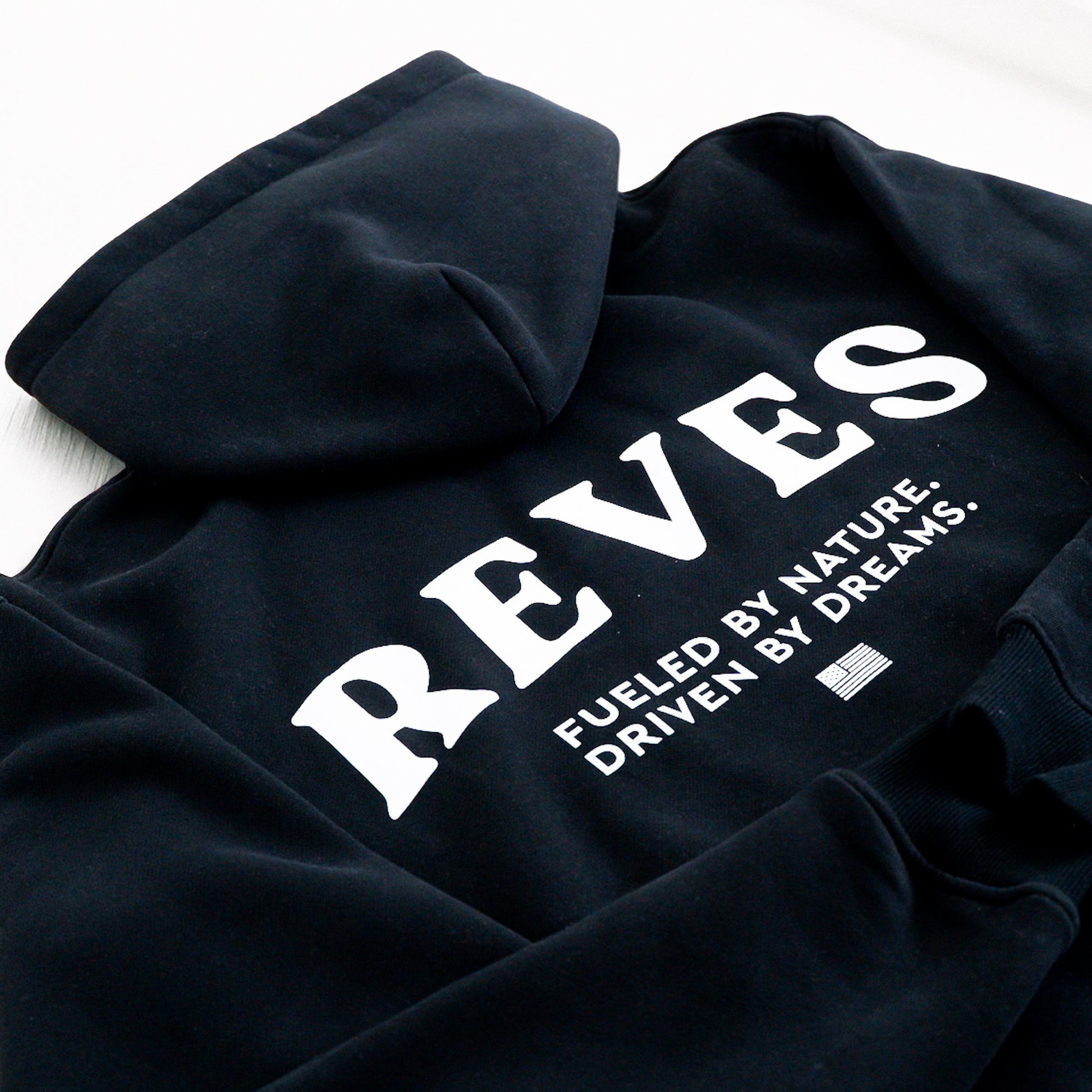 Oversized Statement Hoodie - Midnight Black