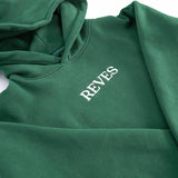 Oversized Statement Hoodie - Forest Green