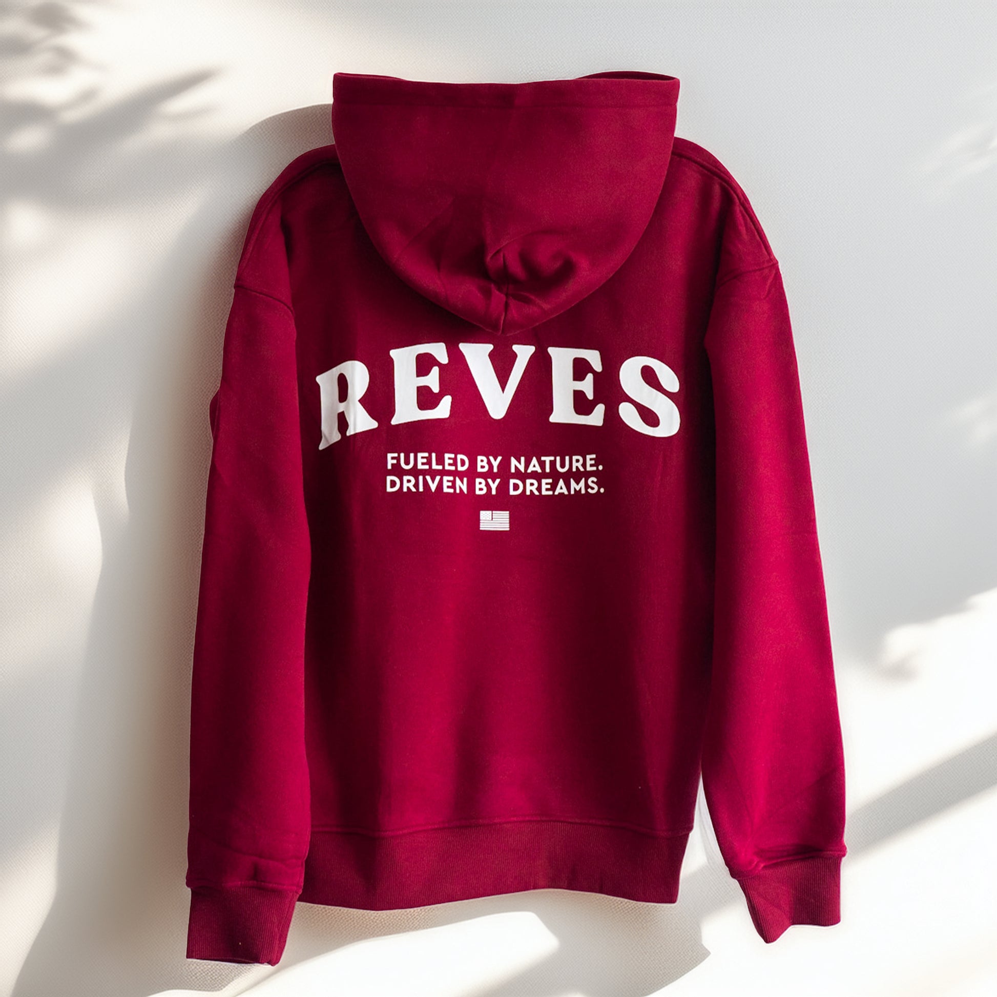 Oversized Statement Hoodie - Imperial Red