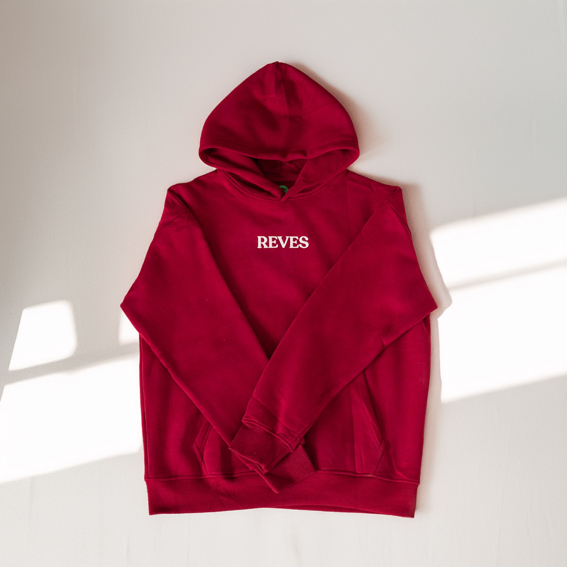 Oversized Statement Hoodie - Imperial Red