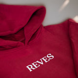 Oversized Statement Hoodie - Imperial Red
