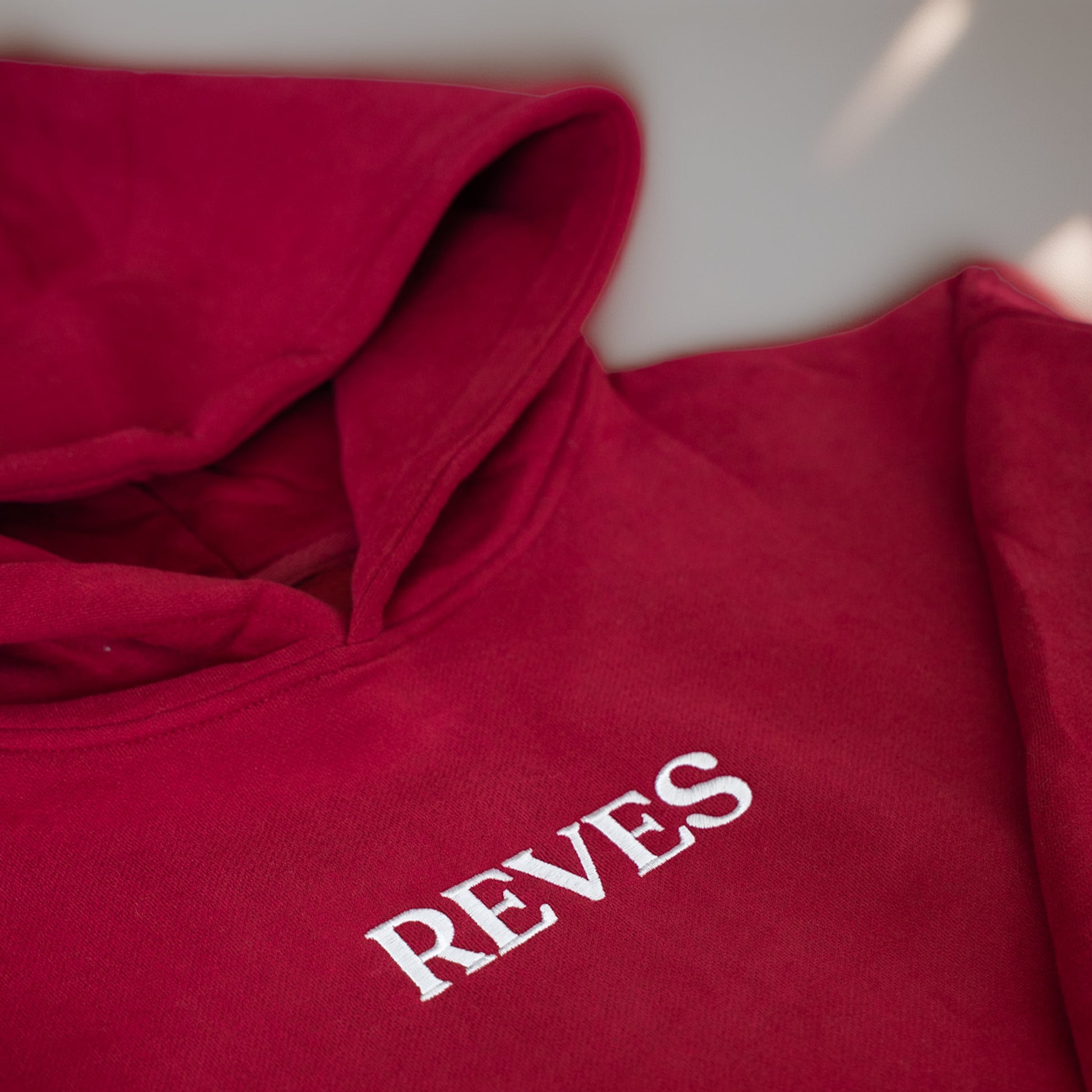 Oversized Statement Hoodie - Imperial Red