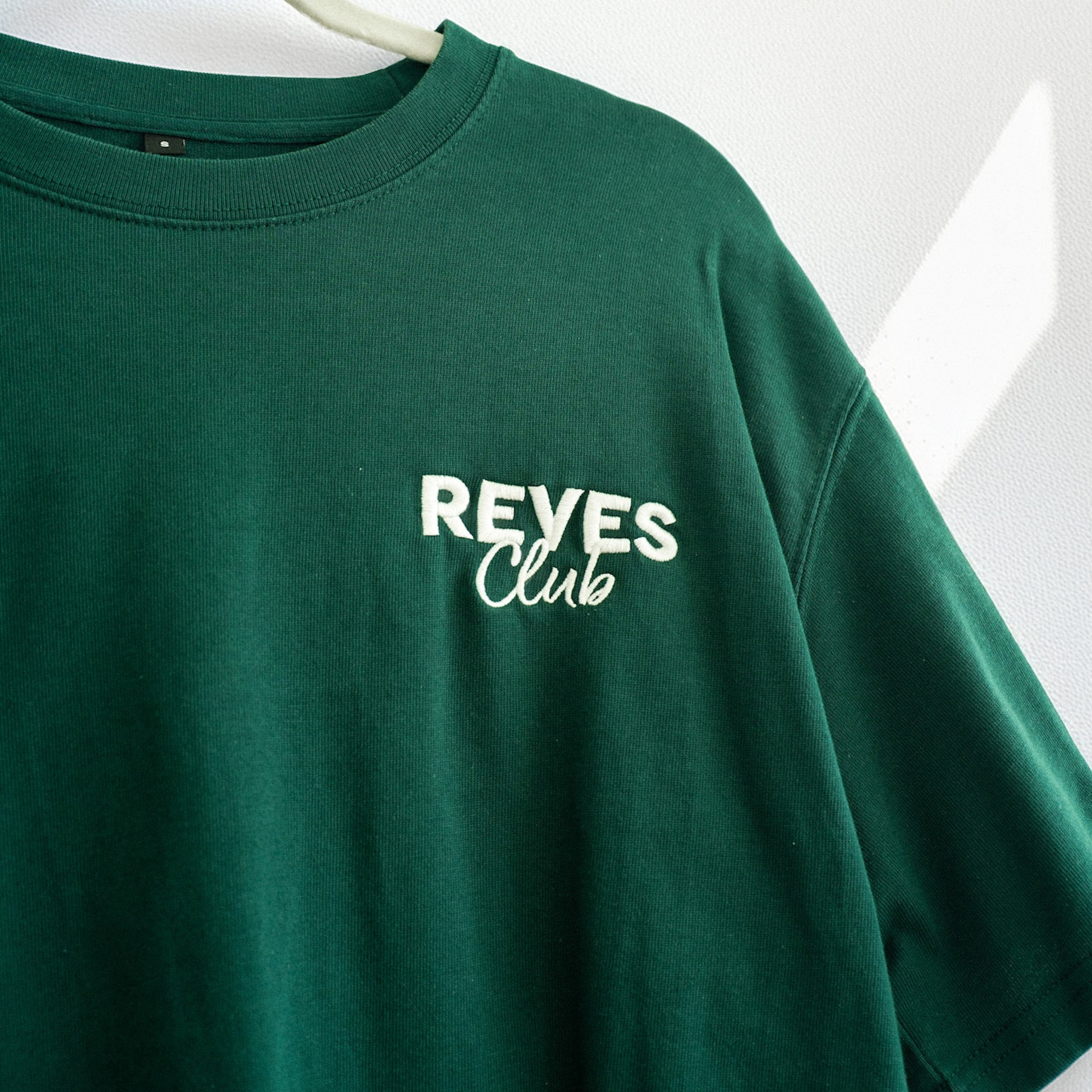 Oversized REVES Club T-Shirt - Forest Green